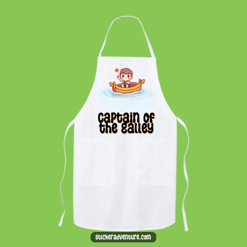 Funny Raft Lake Apron: Cheerful Character Cooking Adventure Gift