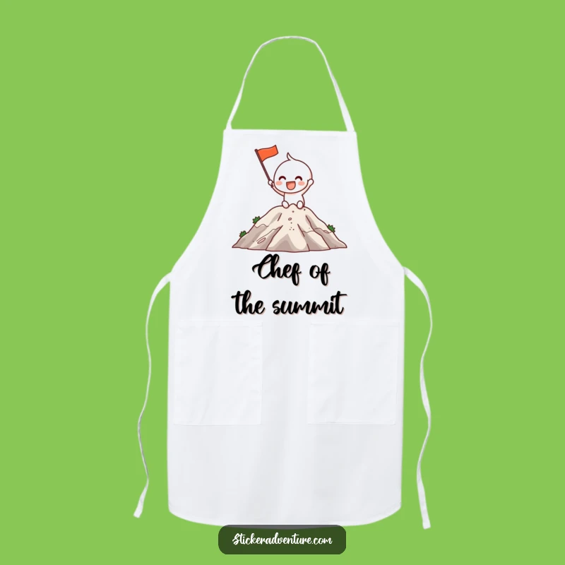 Funny Climber Character Apron: Cook Up Victories Funny Gift