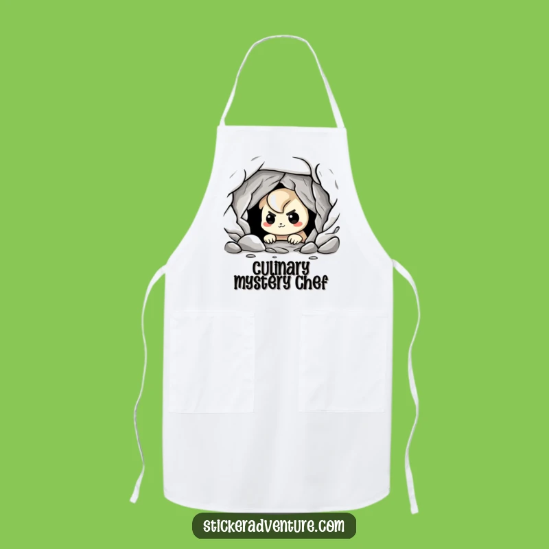 Funny Cave Explorer Apron: Cook with Nervous Excitement