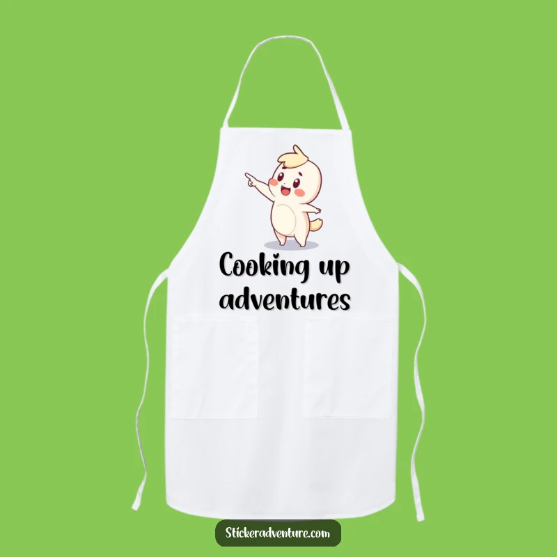 Funny Tiny Chef's Wonder Apron: Exciting Pointing Kitchen Fun, Unique Funny Gift