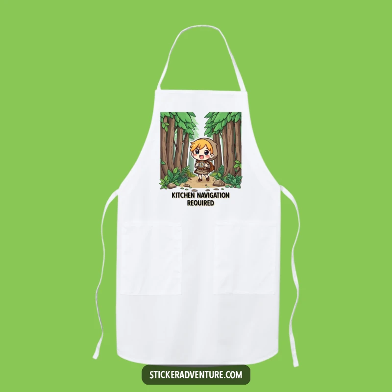 Funny Forest Explorer Apron: Explore with Fun, Practical Funny Gift!