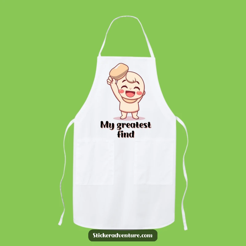 Funny Shiny Pebble Chef Apron: Cook with Joy and a Funny Find, Perfect Funny Gift