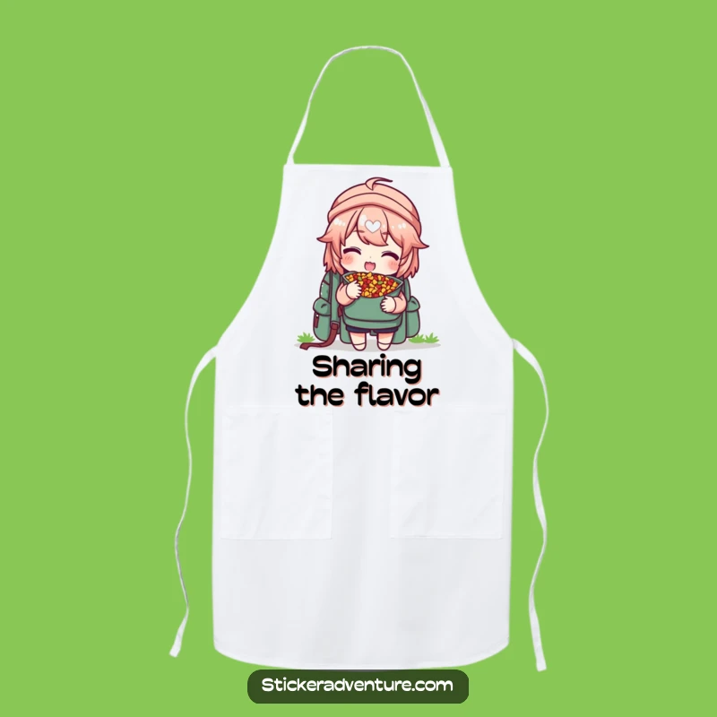 Funny Trail Mix Chef Apron, Humorous Backpack Character Kitchen Gift