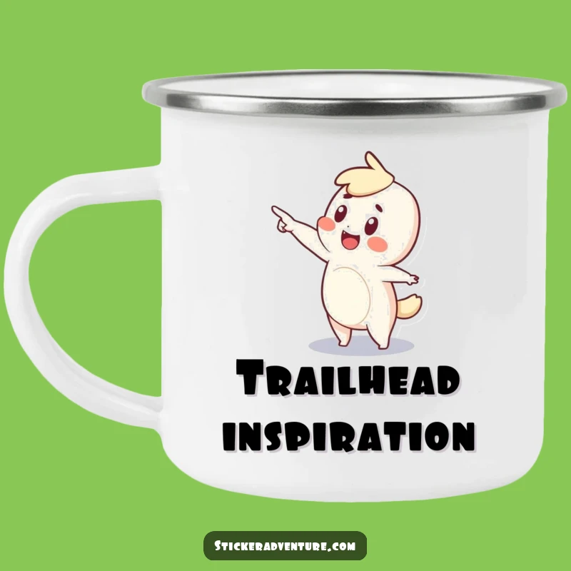 Durable Funny Tiny Adventure Camping Mug: Wonder Pointing, Outdoor Funny Gift