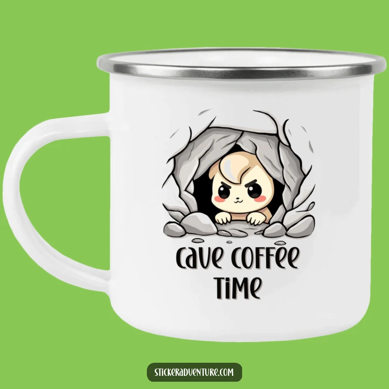 Funny Cave Explorer Camping Mug: Fuel Your Adventures (Nerves Included)