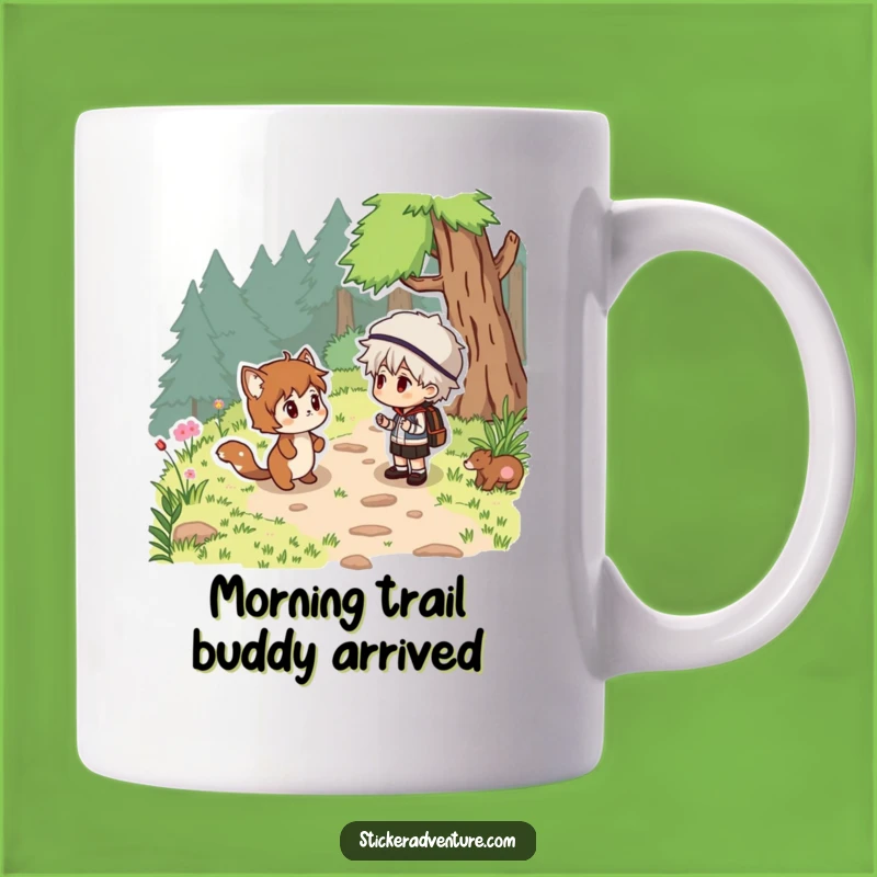 Funny Woodland Creature Surprise Mug - Hilarious Trail Encounter Gift