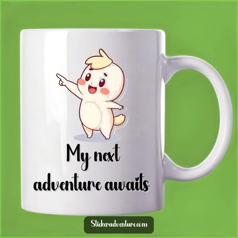 Funny Tiny Dreamer Mug: Exciting Wonder Pointing Design, Perfect Funny Gift