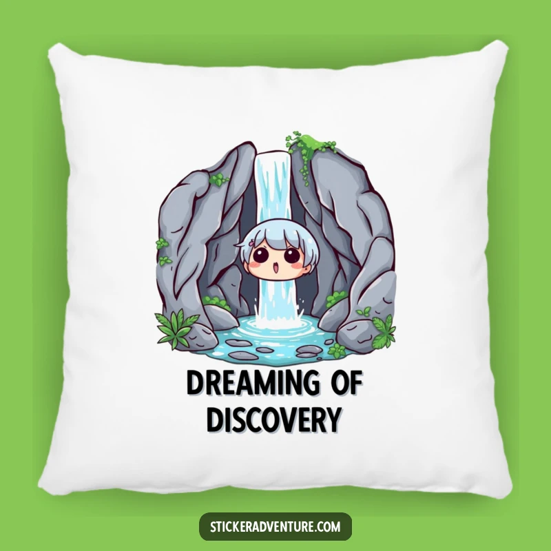 Funny Waterfall Surprise Pillow: Cozy Up with the Magic of Nature