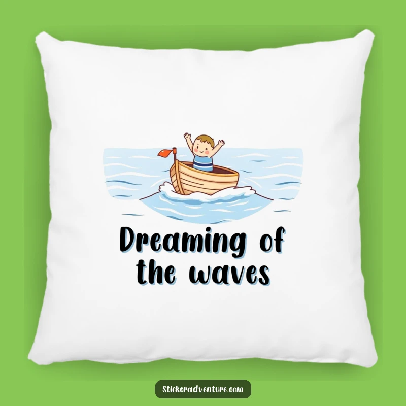 Funny Ocean Voyager Pillow: Cozy Comfort by the Sea