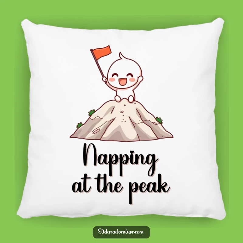 Comfy Funny Climber Character Pillow: Rest After Victory Funny Gift