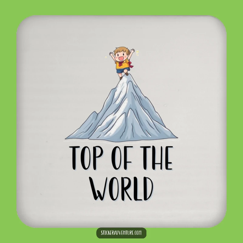 Funny Mountain Climber Coaster: Protect Surfaces with Triumph, Funny Gift!