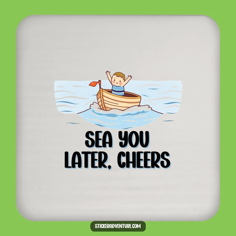 Funny Ocean Voyager Coasters: Protect Surfaces with Nautical Charm