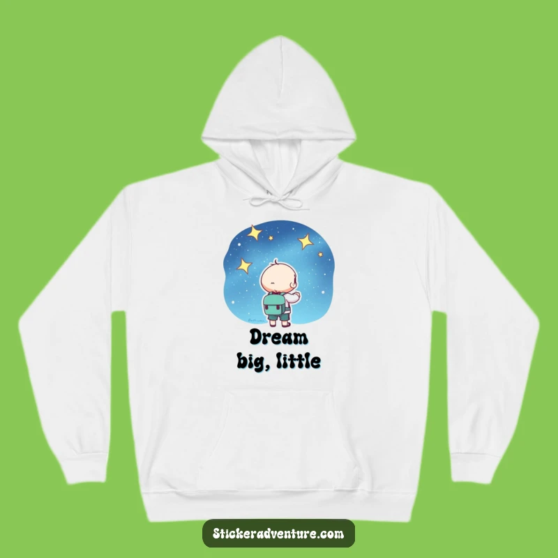 Kawaii Starry Sky Hoodie: Cozy Backpack Explorer, a Warm Funny Gift