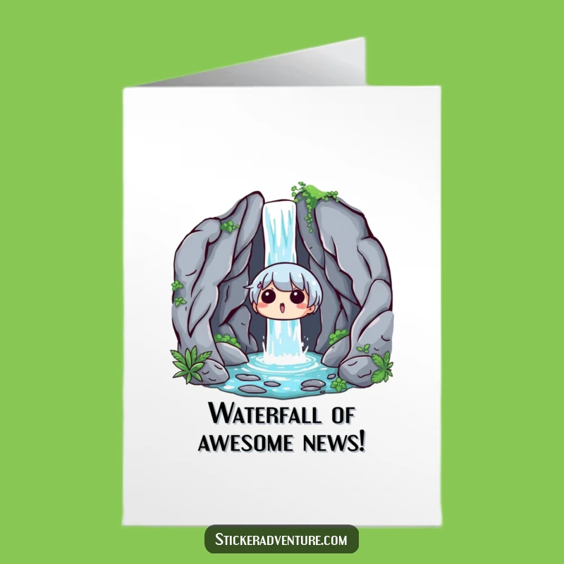 Free Printable Congrats Card: Discovery Delight Waterfall Gift!