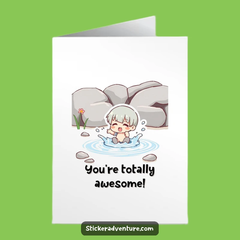 Free Printable Congrats Card: Splash of Success - Stream Celebration!