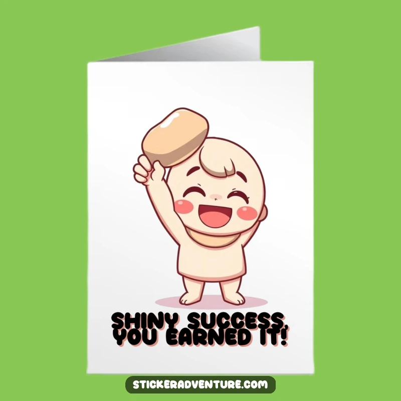 Free Printable Congratulations Card: Funny Pebble Discovery, Hilarious Downloadable Gift