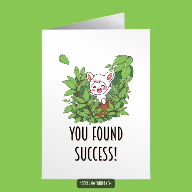 Free Printable Congrats Card: Jungle Adventure Success, Perfect Downloadable Gift