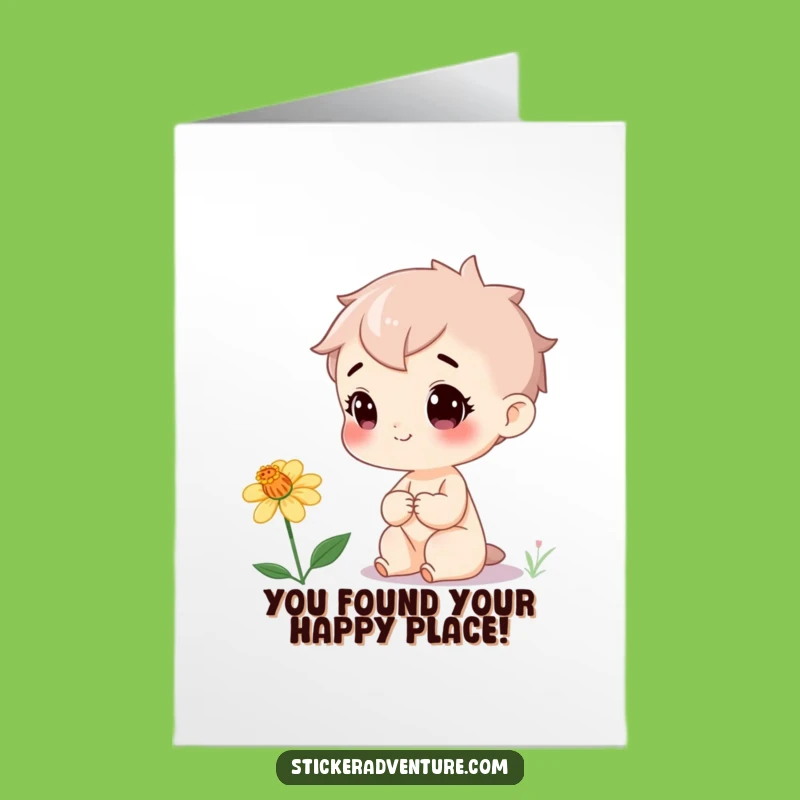 Free Printable Congrats Card: Curious Character & Rare Wildflower - Downloadable & Fun