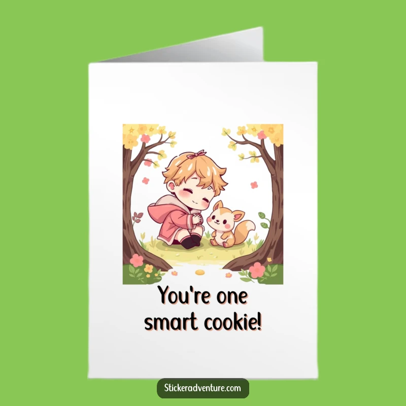 Free Printable Congrats Card Funny Woodland Pals Character DIY Downloadable Gift