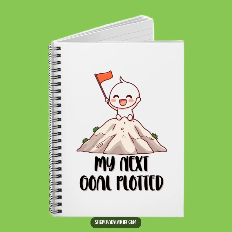 Funny Climber Character Notebook: Plan Your Ascent Funny Gift