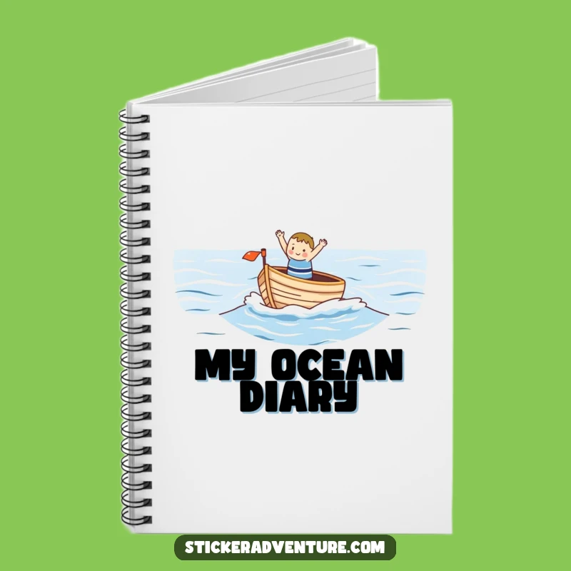 Funny Ocean Voyager Notebook: Jot Down Your Sea Adventures