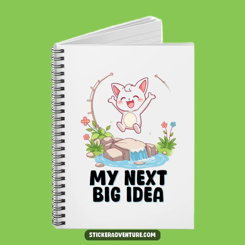 Funny Stream Leap Notebook: Capture Your Triumphs Hilariously!