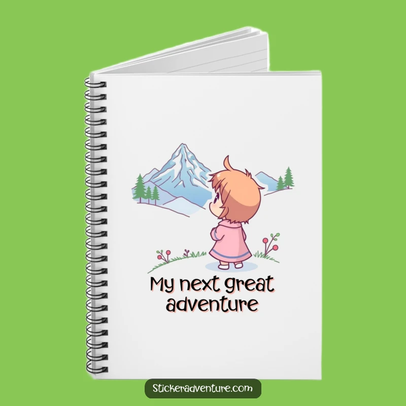 Funny Mountain Peak Wonder Notebook: Jot Down Adventures with Hilarious Awe.