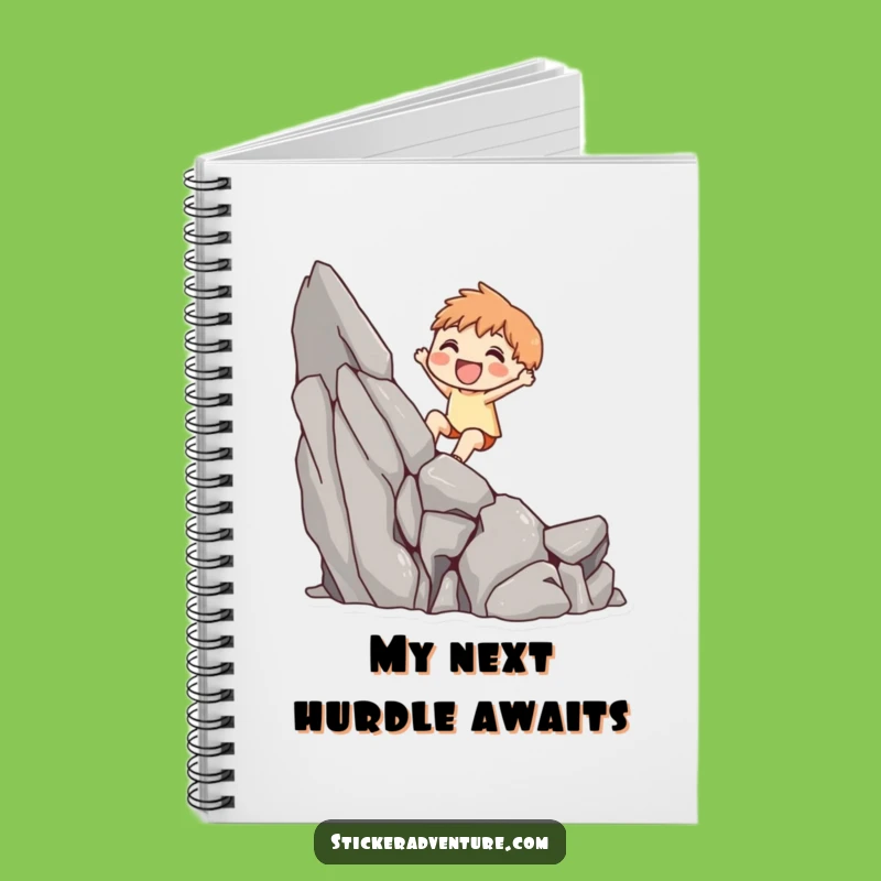 Funny Cliff Scaling Character Notebook: Jot Down Your Adventures Hilariously!