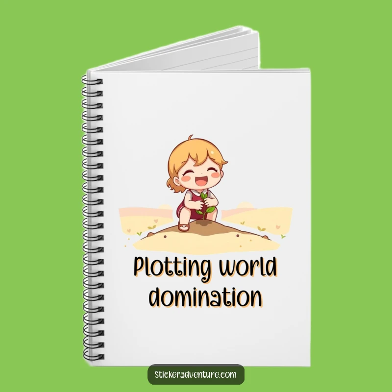Funny Seedling Planting Notebook: Cute Character's Ideas, Perfect Journal Funny Gift!