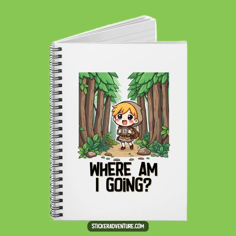 Funny Forest Explorer Notebook: Jot Down Discoveries, Practical Funny Gift!