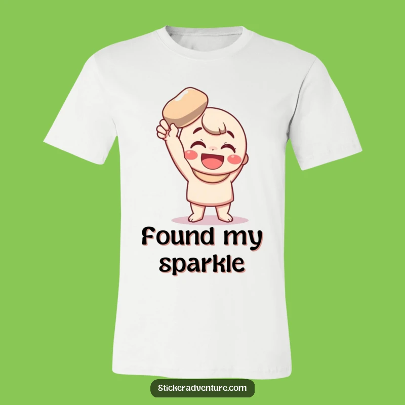 Funny Shiny Pebble Triumph Tee: Wear the Joy of Discovery, A Perfect Funny Gift