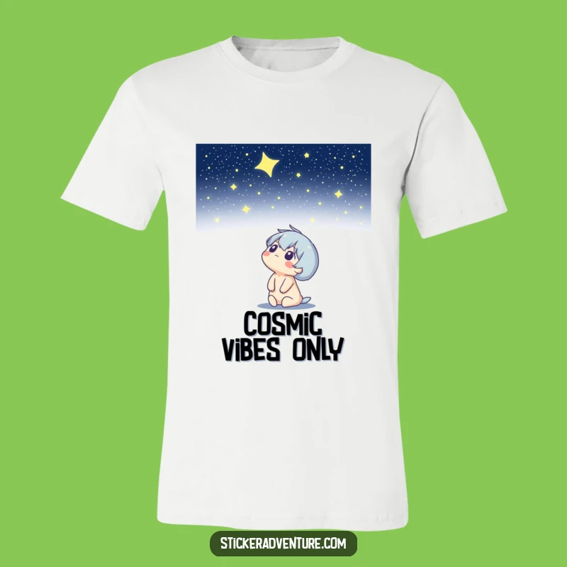 Funny Starry Night Sky T-Shirt: Embrace Wonder with Celestial Humor.