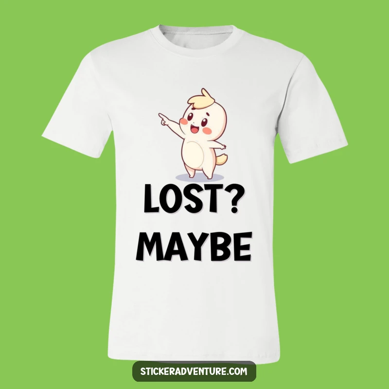 Funny Tiny Explorer T-Shirt: Exciting Wonder Pointing, Ideal Funny Gift for Dreamers