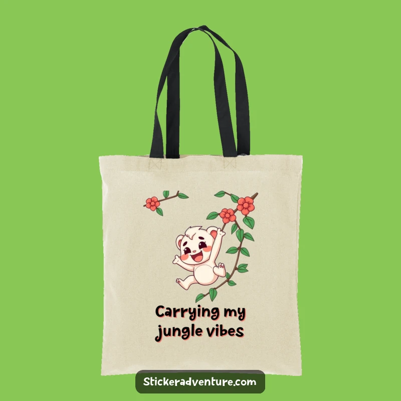 Funny Determined Vine Swinger Tote Bag - Carry Your Joyful Spirit