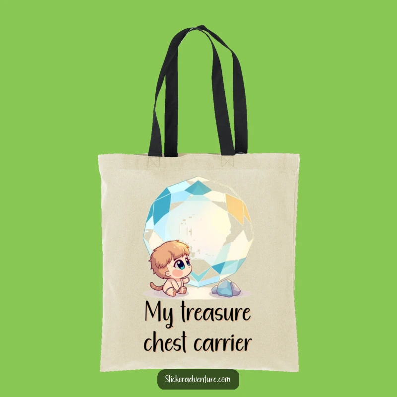 Funny Curious Gemstone Wonder Tote Bag - Carry Your Sparkle