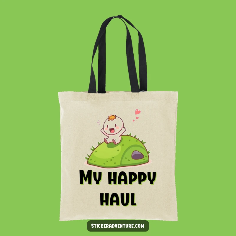 Funny Hill Slide Tote Bag: Carry Your Joy with this Hilarious Accessory